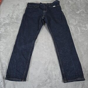 Old Navy Slim Jeans Mens 36x30 Dark Wash Blue Denim Built In Flex Tough‎ Stretch
